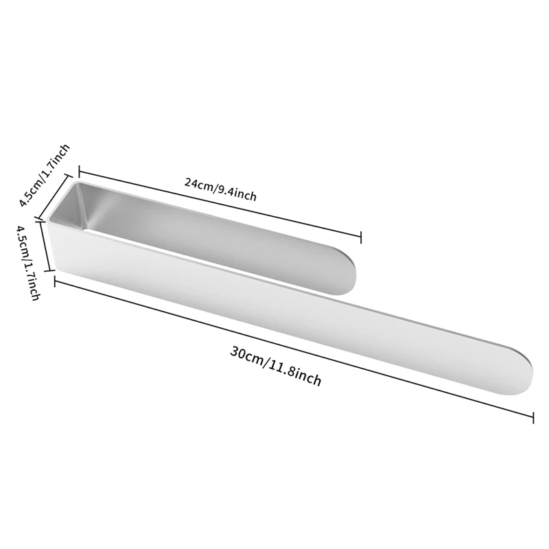 TKOH-Hand Towel Holder,Hand Towel Bar,Self Adhesive Bathroom Towel Bar Stick On Wall,SUS 304 Stainless Steel Brushed