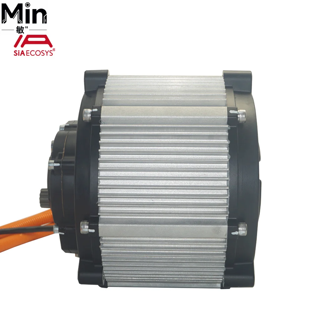 New SIA200-50 Peak 26kW 92N.m PMSM Motor with 1:2.04 Gear Ratio IP67 Waterproof Motor for  Motorcycle