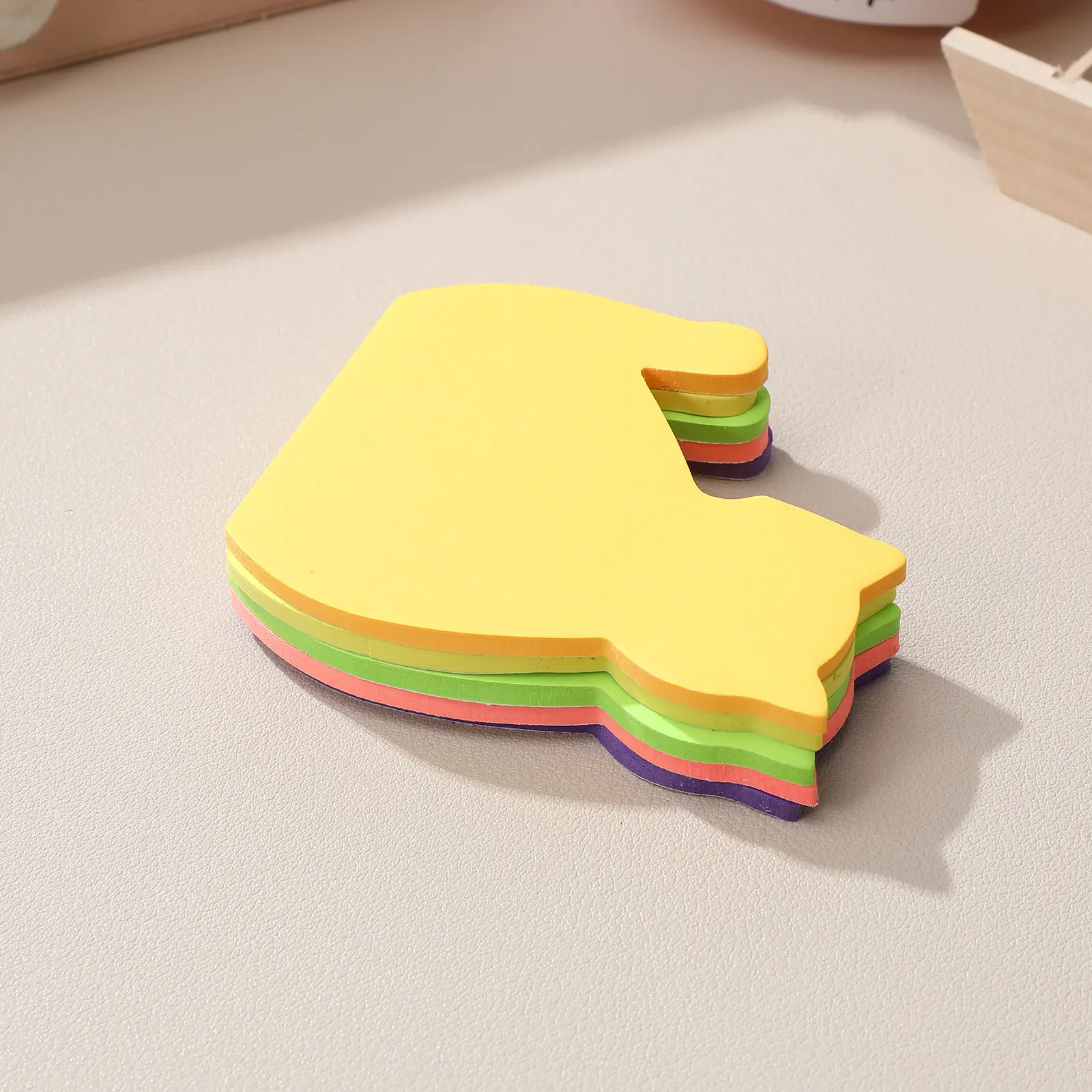 

8Pcs Self-Stick Memo Pads Compact Design Bright Hues Ideal for Project Planning Daily Reminders Organizer Tools Office Use