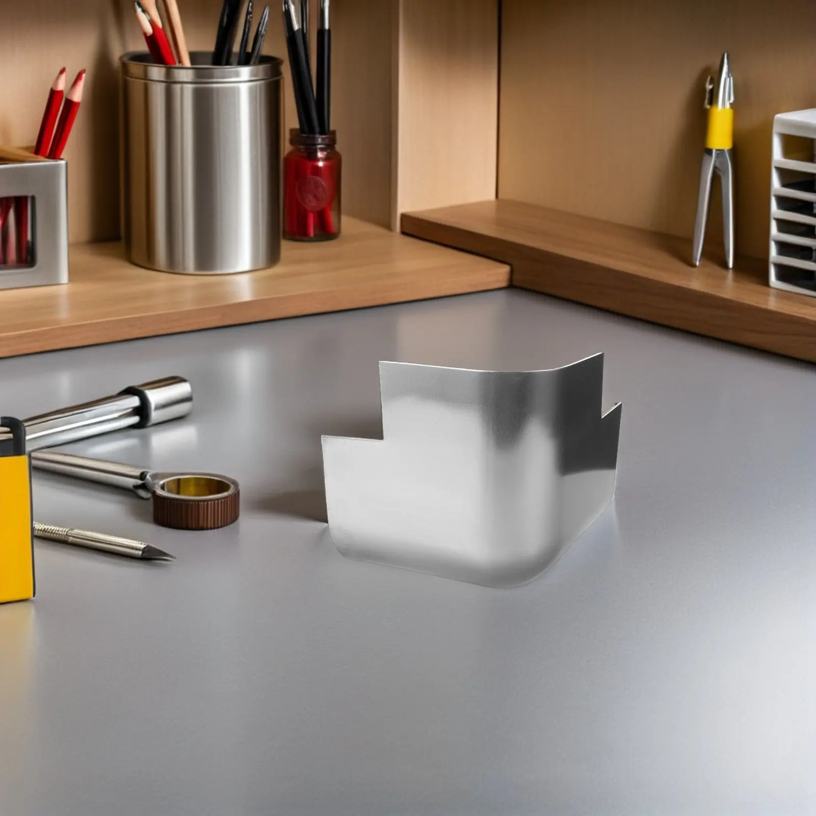 Aluminum Edge Corner Protector Gray Heavy Duty Truck Bed Guard for Refrigerated Cargo Loads Metal Corner Guards Truck Accessory