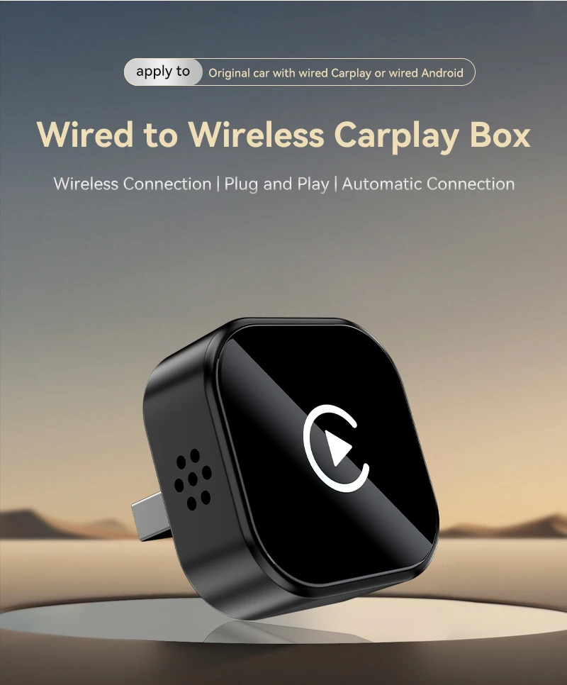 Multi Functional CarPlay Adapter Dongle CarPlay Receiver & Converter for Navigation & Music Wireless CarPlay Adapter