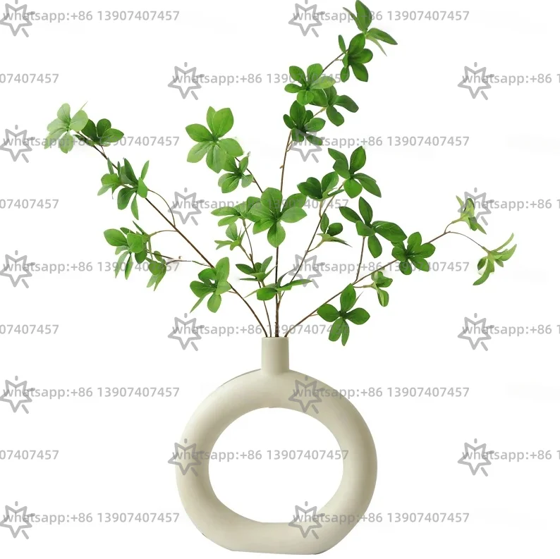 

Green Plant Hanging Bell Fake Flower Simulation Flower Ornament Living Room Dining Table Flower Arrangement Cream Style Home