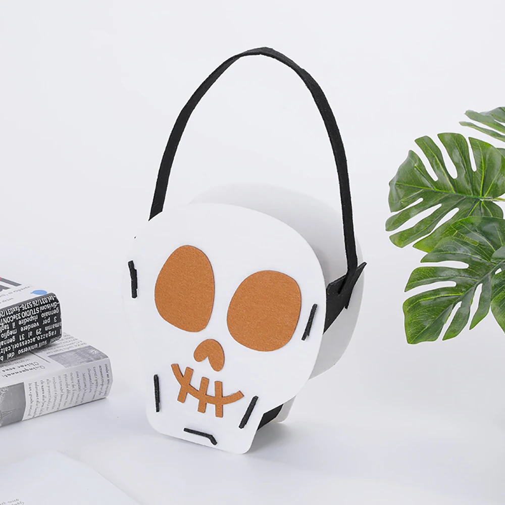 Vibrant Halloween Decorative Gift Bag - usage example