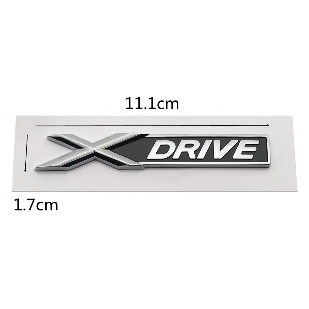 

1X New XDrive Old XDRIVE Fender Rear Trunk Emblem Badge for X1 X3 X4 X5 X6 X7 Car Stickers Accessories