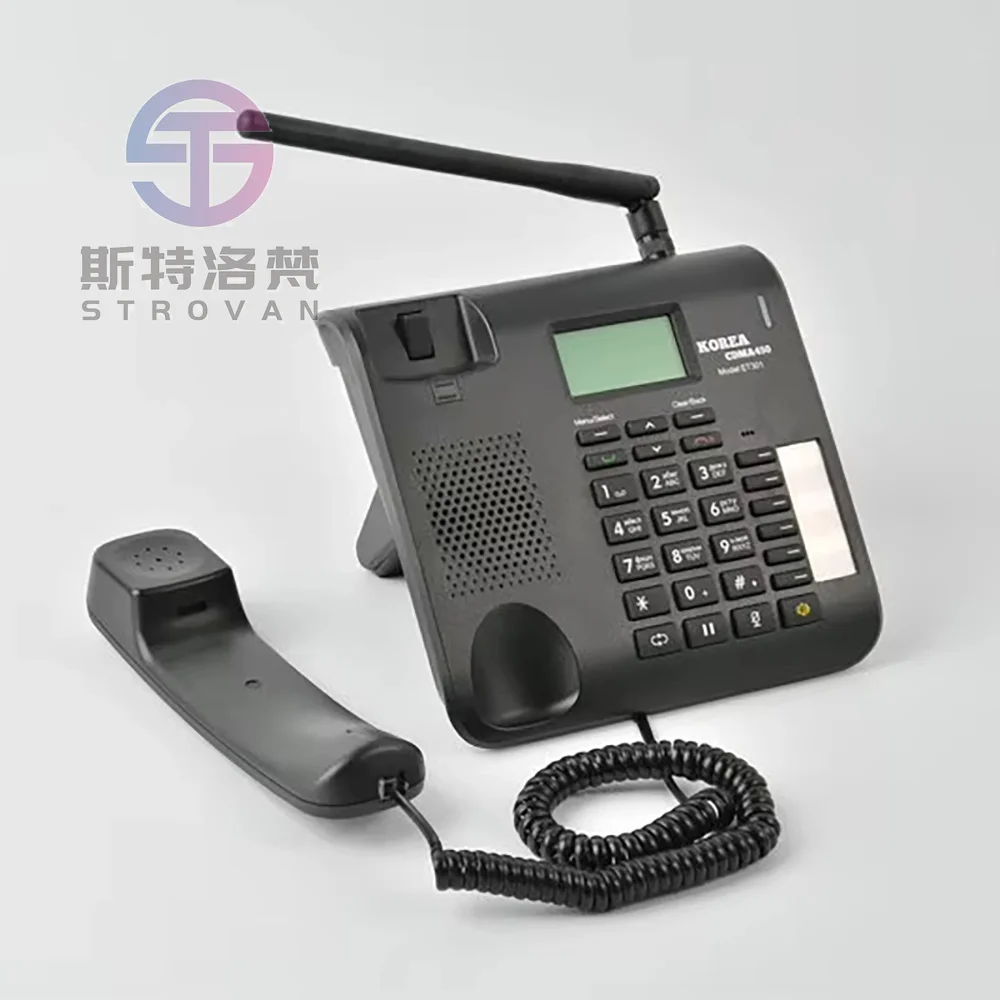 Wireless Desktop Phone ET301 4G SIM Card Fixed Wireless Phone Big Button Senior 4g Landline Phone