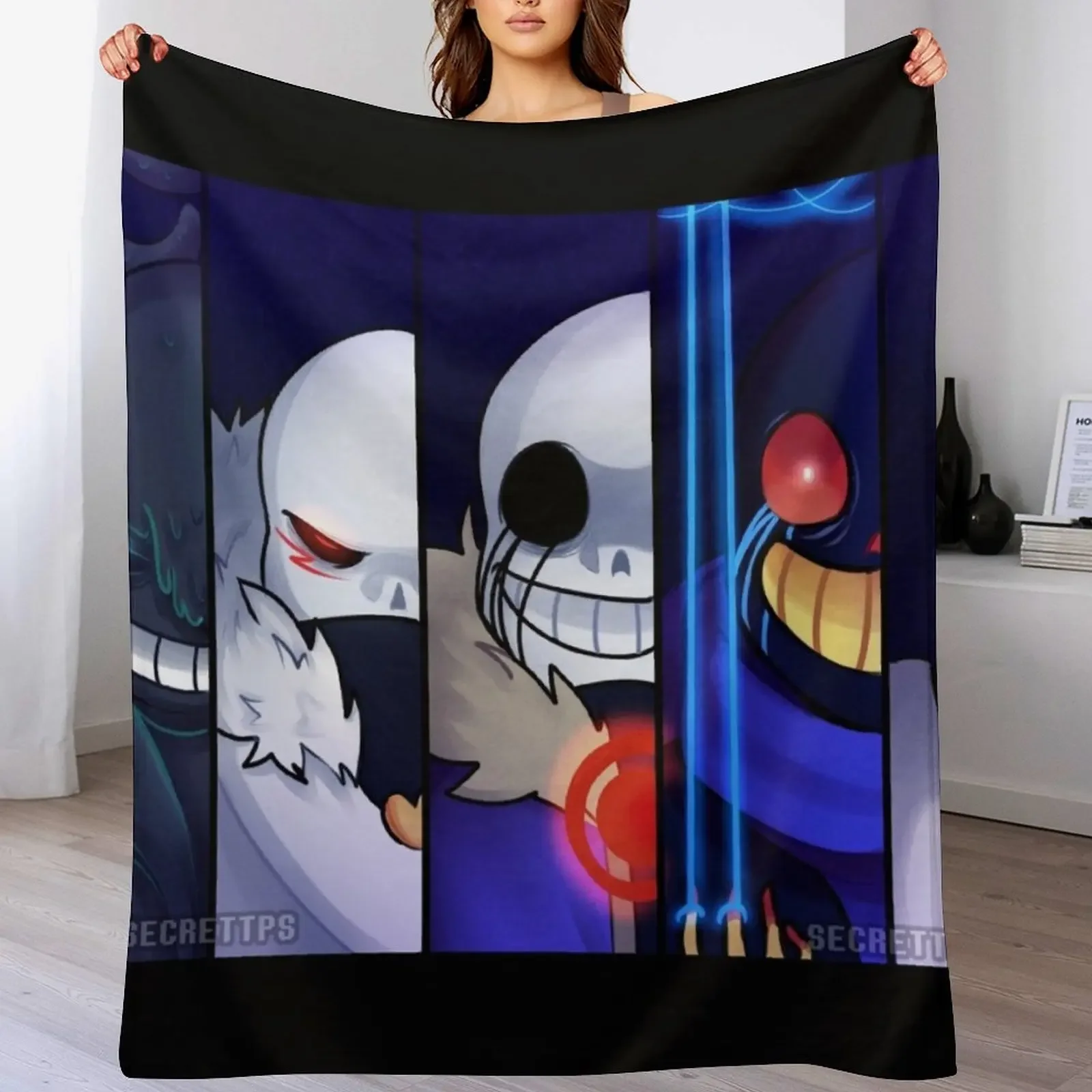 

Underverse Villains Throw Blanket Thin Soft Blanket for Summer Night Sleeping