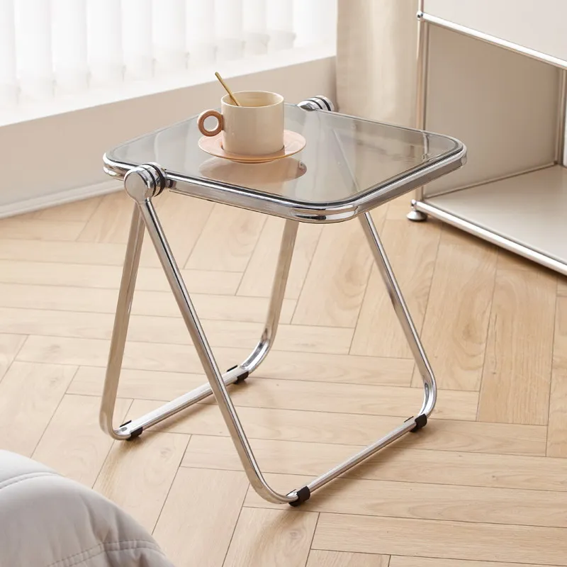 Minimalist Unique Coffee Table Moving Standing Aesthetic Transform Clear Side Table Japanese Couchtisch Postmodern Furniture