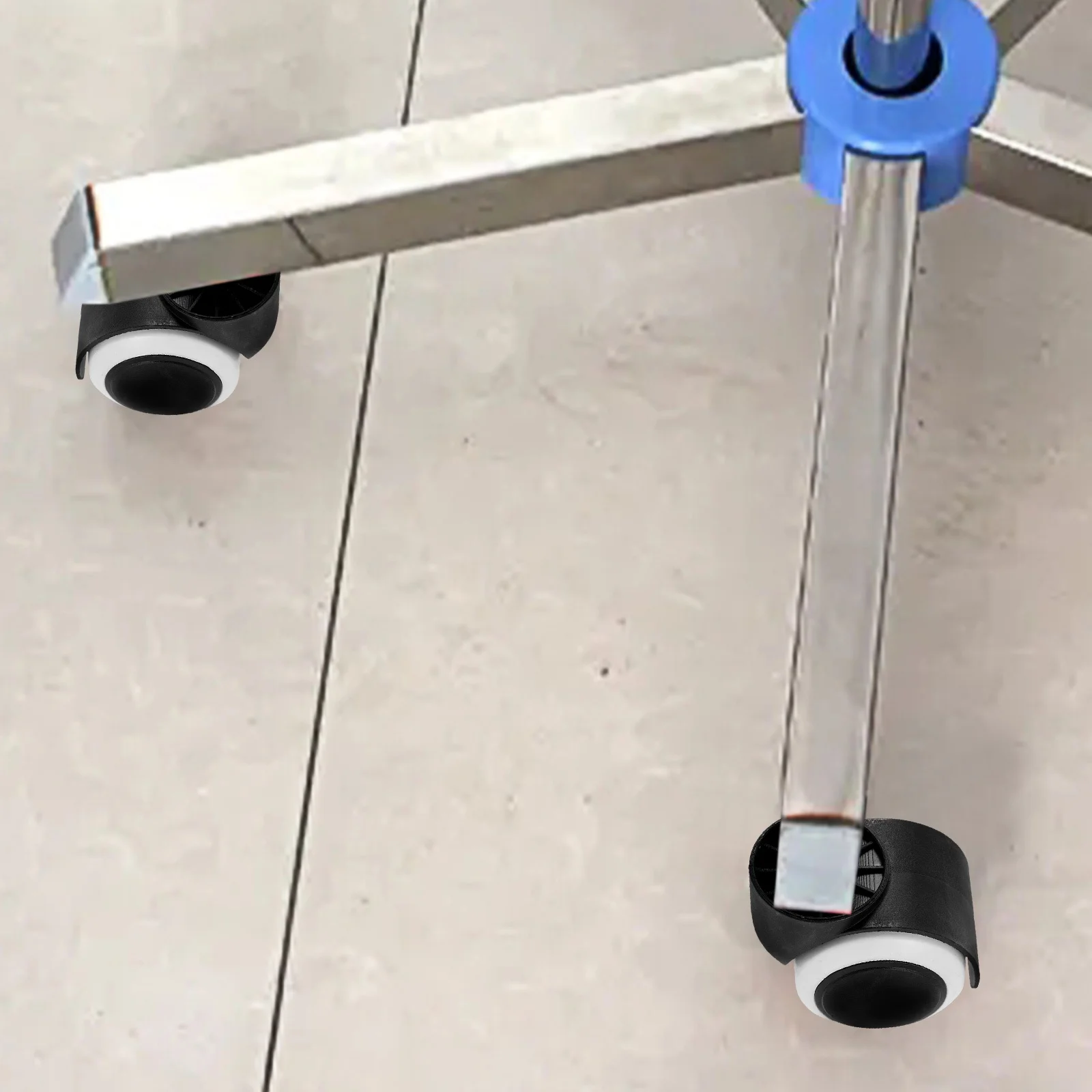 

4Pcs Iv Stand Wheels Replacement High Durability Plastic Metal Material Compatible with Iv Poles Rolling Base for Medical