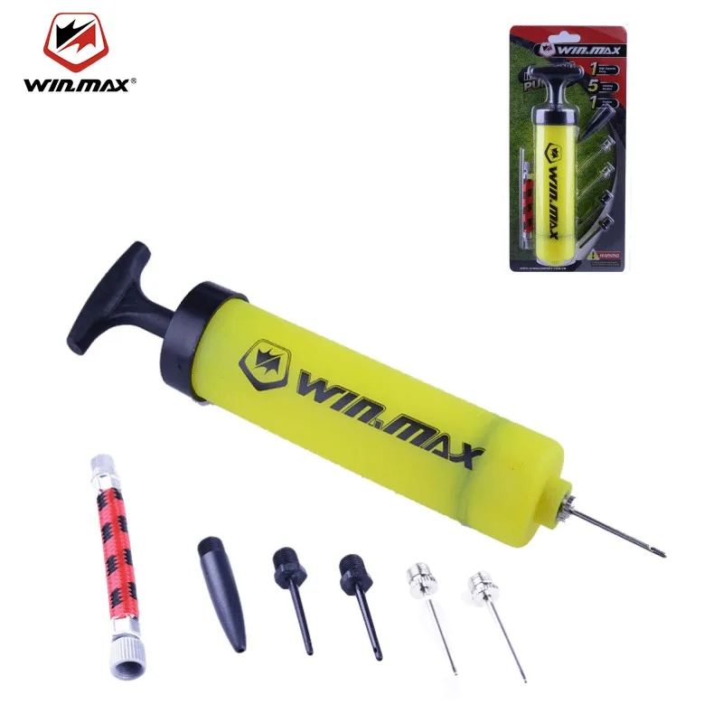 

Win.Max Balls Pump with Ball Needles Adapters Hand Pumps Air Pumps Hand Air Pump 7 Inch