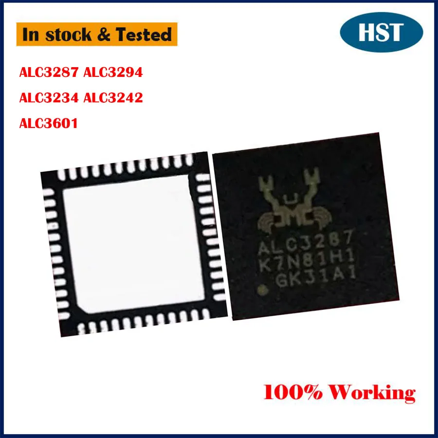 5PCS/LOT Original New ALC3287-CG ALC3287 ALC3294 ALC3234 ALC3242 ALC3601 QFN IC Chip