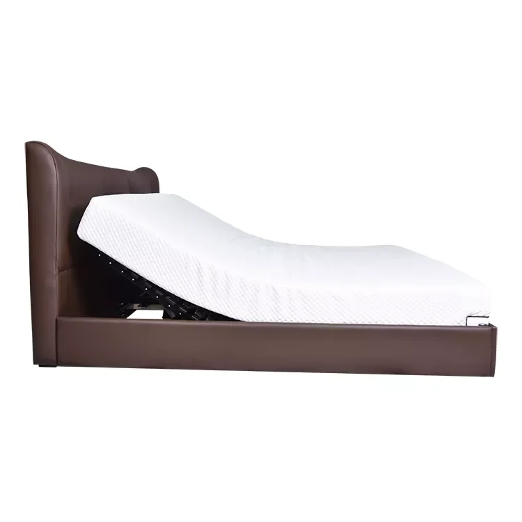 Full Bed Frame Shippable Up And Down Electric Adjustable Folding Queen King Size Adjustable Bed