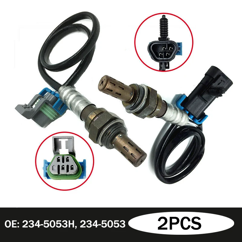 234-4251 234-4242 2-Pack Oxygen Sensor 1 & 2 For Chevrolet Malibu Captiva Sport Equinox GMC Terrain Pontiac G6 Solstice Saturn