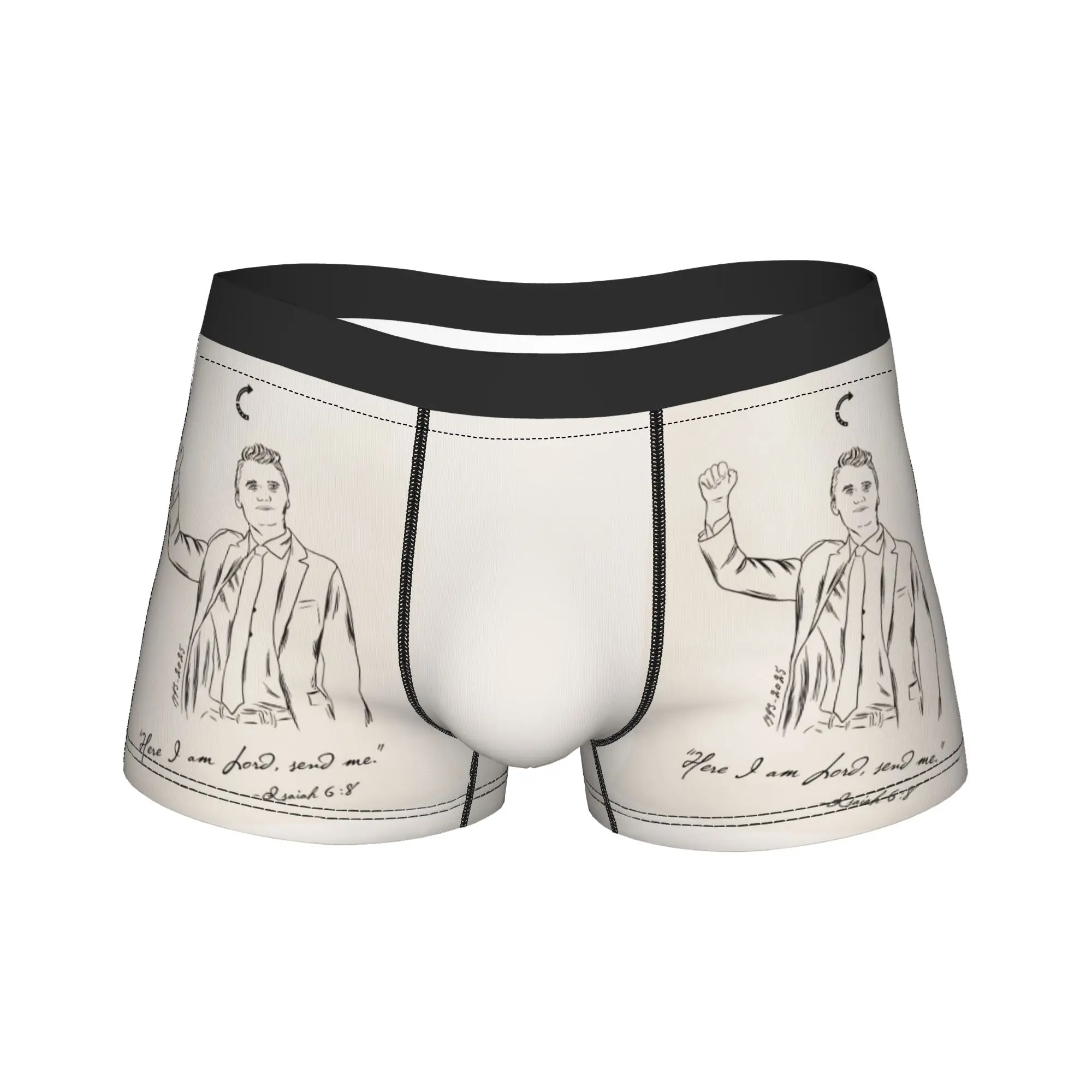 

RIP Charlie Kirk Memorial Men Underwear A True Patriot Freedom Boxer Briefs Shorts Panties Novelty Underpants Male Plus Size