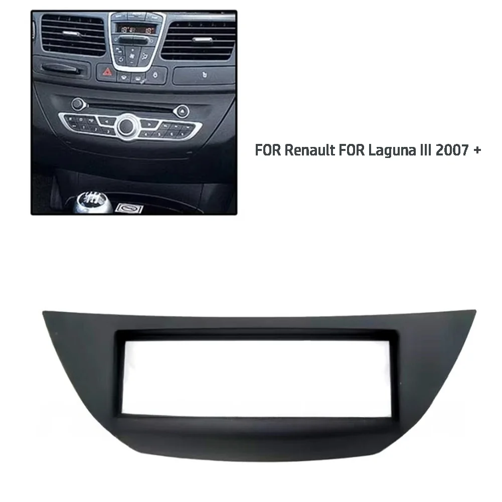 1 Din Car Radio Facia for Renault For Laguna III 2007 DVD CD Panel For Dash Kit Trim Designed for Direct Fit Installation