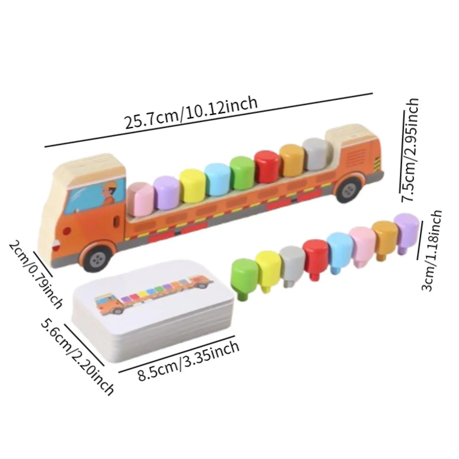 Fine Motor Skill ของเล่นพัฒนาการน่ารักทนทานการเรียงลําดับสีของเล่นการจับคู่สี Montessori ของเล่นสําหรับของขวัญวันเกิดเด็กผู้หญิง