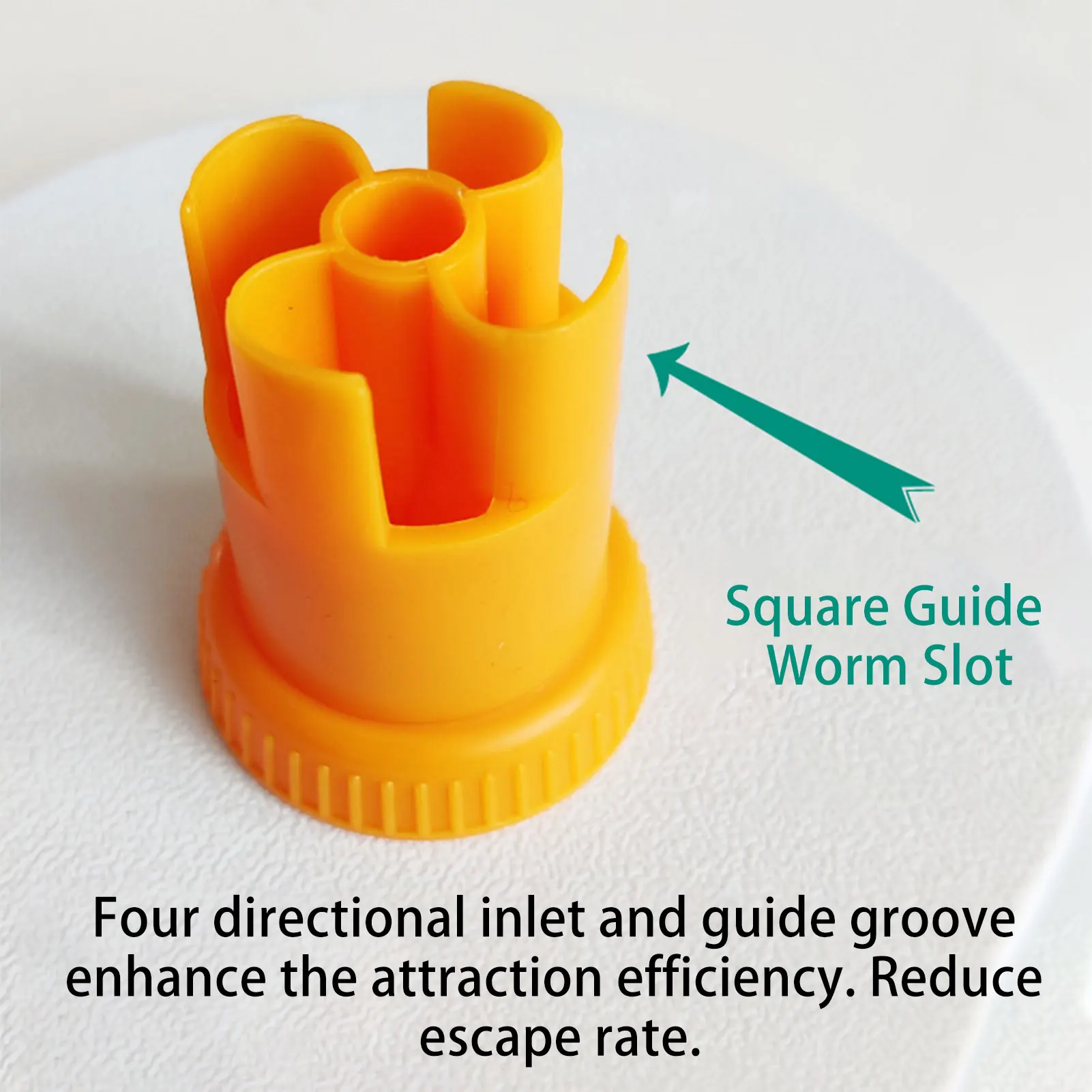 Vegetable Fruit Fly Trap Lid Easy to Attract Flies Bees Trap Head for Outdoor Orchards Farms