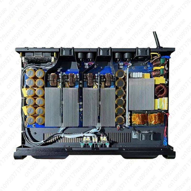 Amplificador de potencia de 4 canales DN4080 1U, amplificador de potencia profesional Clase D, amplificador de altavoz de escenario profesional 4x1400W