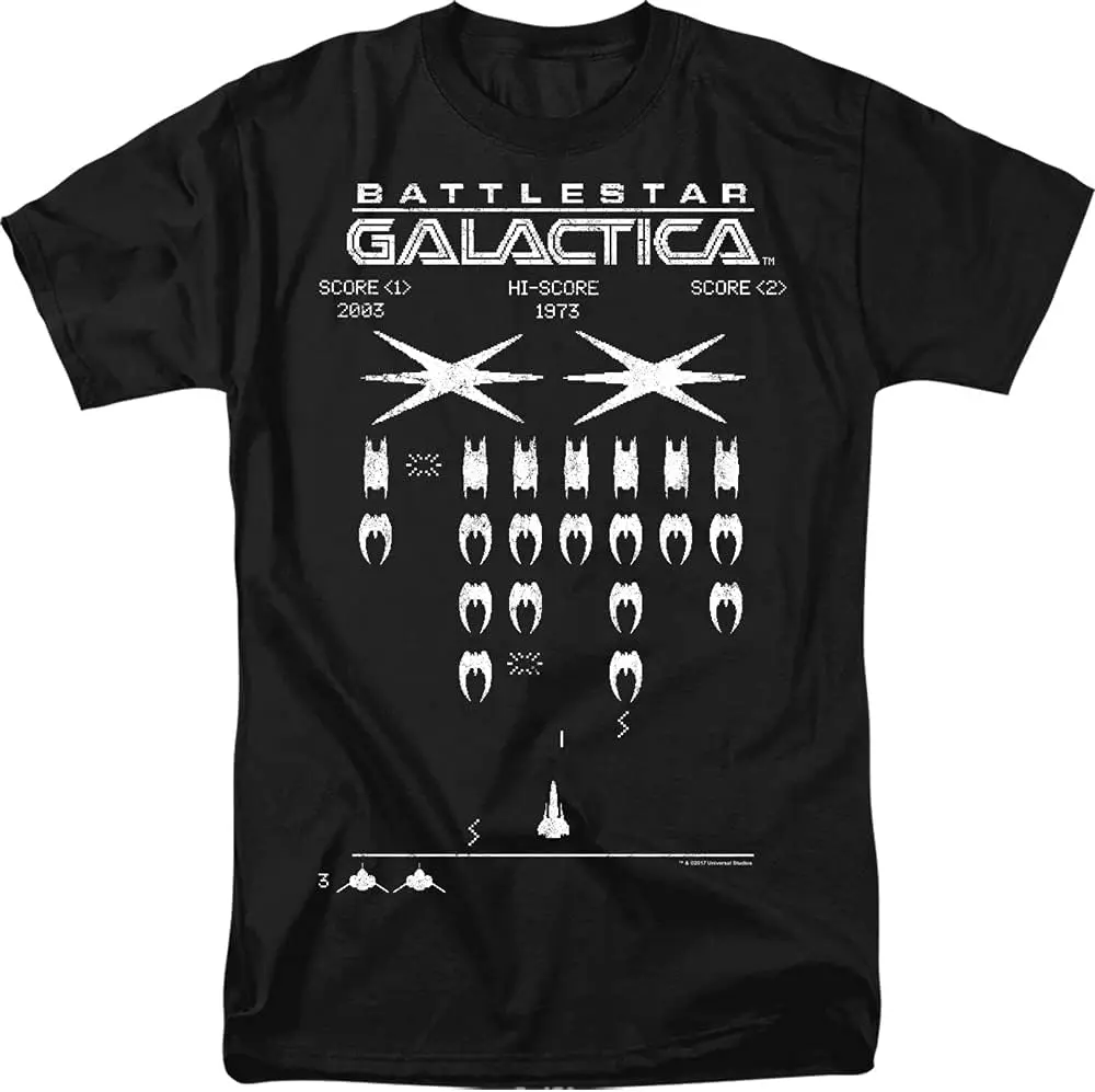 Trevco Battlestar Galactica- Cylon Invaders T-Shirt Size L