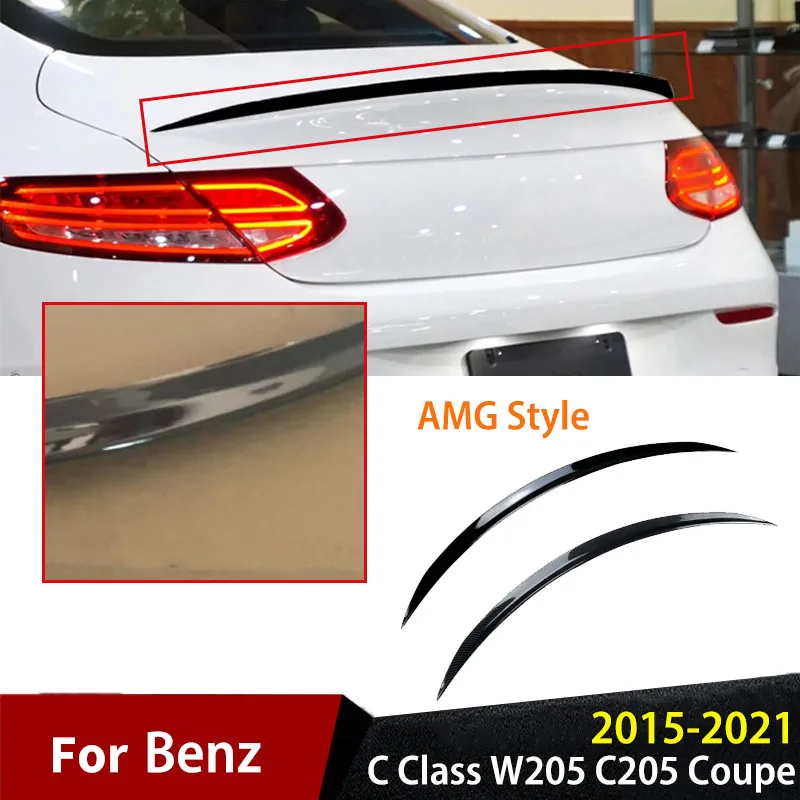 

Rear Spoiler Trunk Wing For Mercedes Benz C Class W205 C205 C43 C63 C180 C200 C300 C350 AMG 2015 To 2021 Car Splitter Body Kits