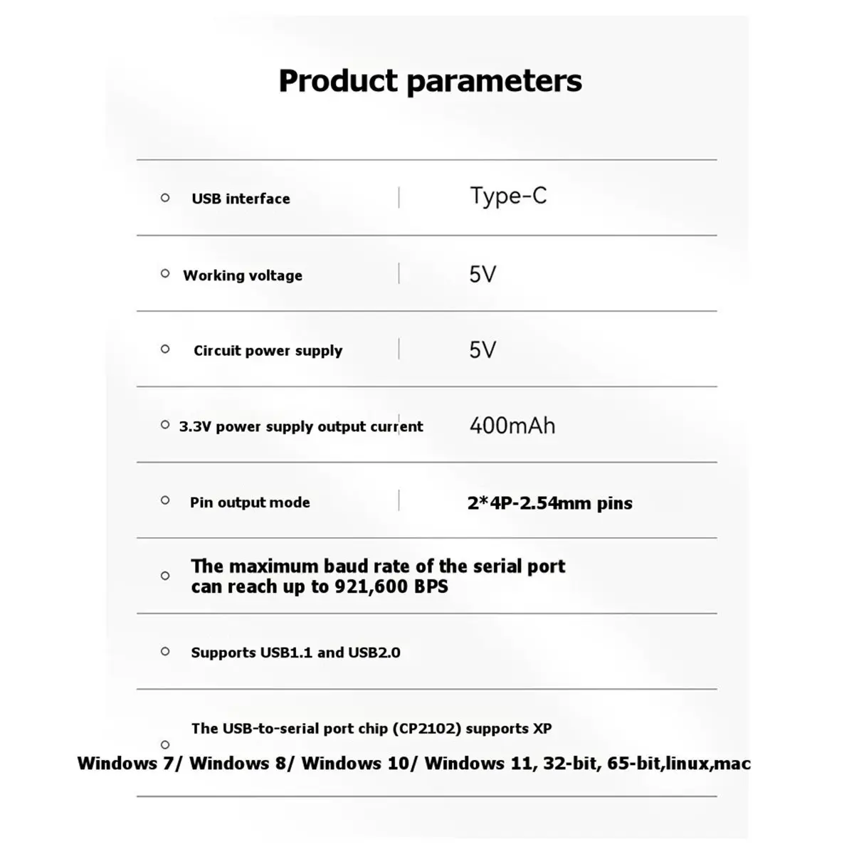 【MUST-HAVE LIST】 For Programmer ELRS Receiver Firmware Programmer CP2102USB to TTL Module No Soldering