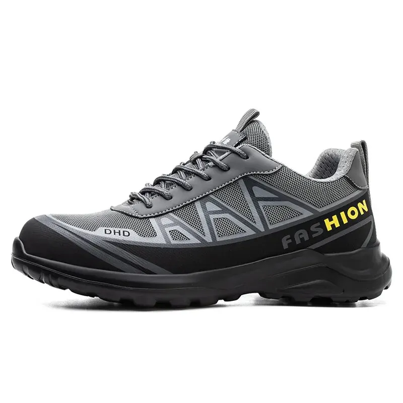 Safety Shoes Man For Work Safety Boots Indestructible Construction Shoes Steel Toe Protective Men's Work Shoes Anti-Stab Boots image 6