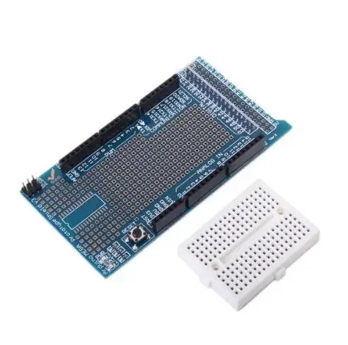 2pcs/lot MEGA ProtoShield V3 Prototyping Board Multipurpose board (with bread board) module