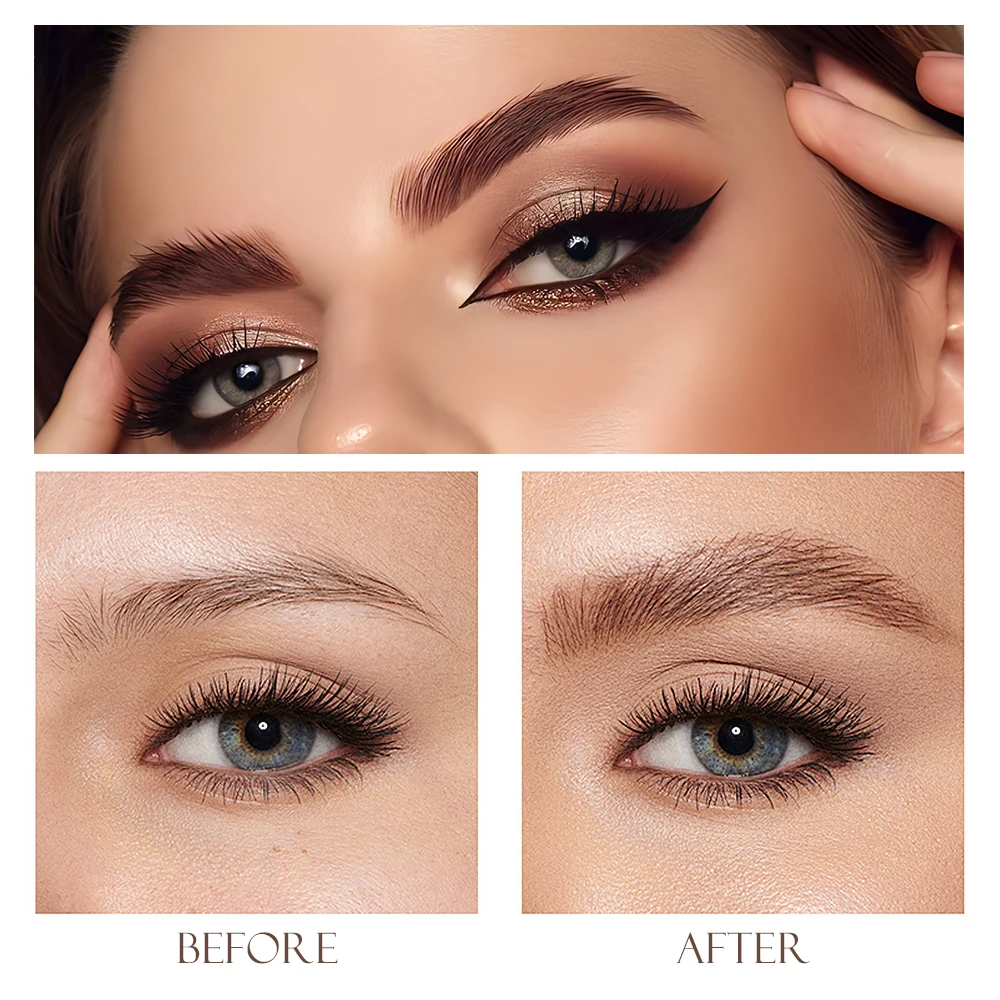 高色素眉毛ティント眉毛ジェルスタイリングソープティント眉毛エンハンサー眉毛白茶色メイクアップ化粧品ツール