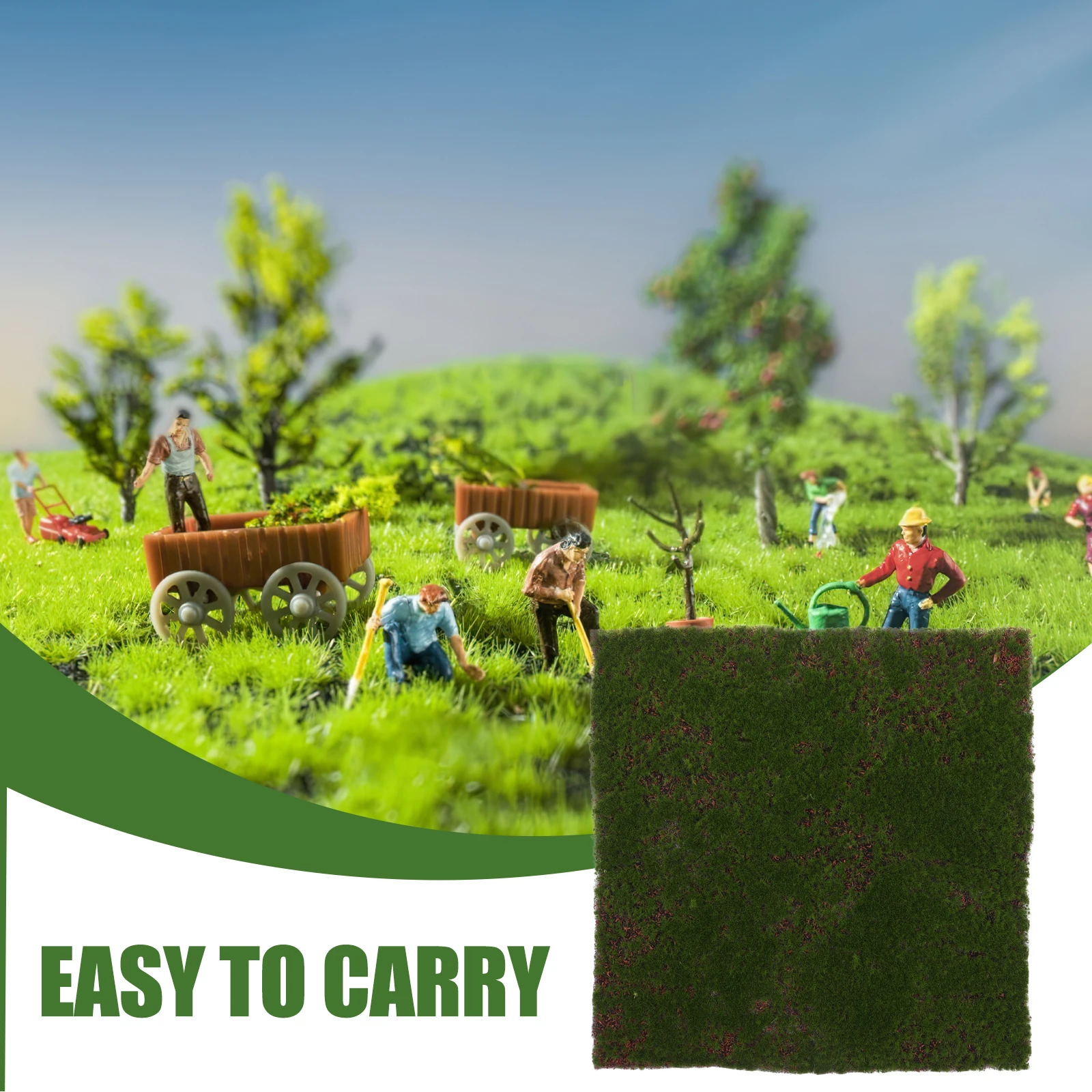 Artificial Moss Mat Fake Grass Rug Realistic Simulation Turf Indoor Outdoor Decorative Craft Moss Lawn Fake Grass