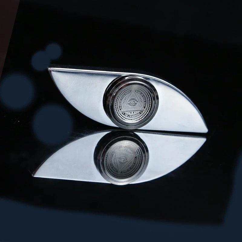 EDC Auge Kreisel Fingertip Gyro Zwei Blatt Fingertip Gyroskop Fidget Spinner EDC Antiestres Büro Schreibtisch Spielzeug Für Erwachsene Geschenk