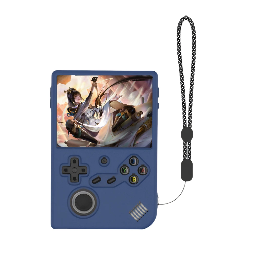 

Силиконовый чехол, противоударный защитный чехол, мягкий чехол с защитой от царапин, защитный чехол для ANBERNIC RG40XXV, игровые аксессуары