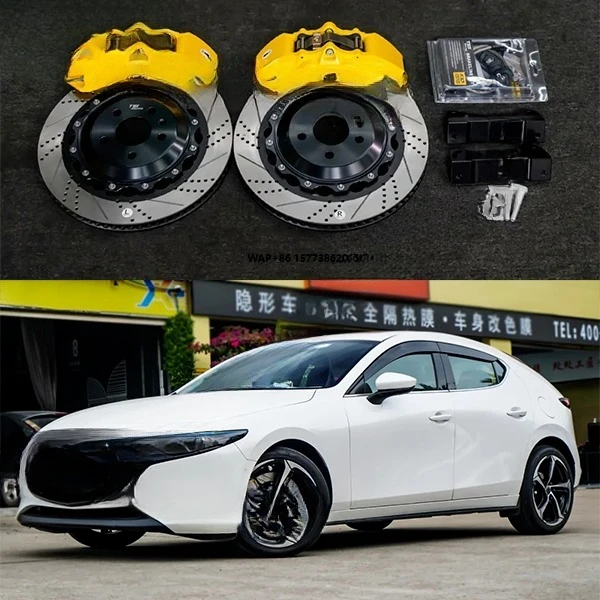 

TEI Racing P40NS+ Front Big Brake Kit 4 Piston Caliper with 355*28mm Rotor BBK Brake System for 3 18 Inch Car Rim