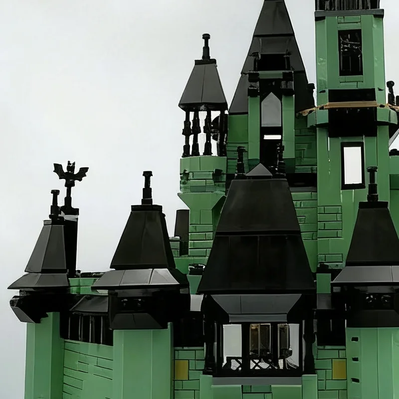 1564 elementy MOC Nawiedzony Zamek Królestwa Alternatywna Konstrukcja Model Harry Klocki Konstrukcyjne Zabawka Prezent na Boże Narodzenie Kreatywny