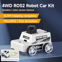 Yahboom MicroROS Educational Robot Car Use Virtual Machine Control SLAM Mapping Navigation Adopt ROS2-Humble Python3 Programming