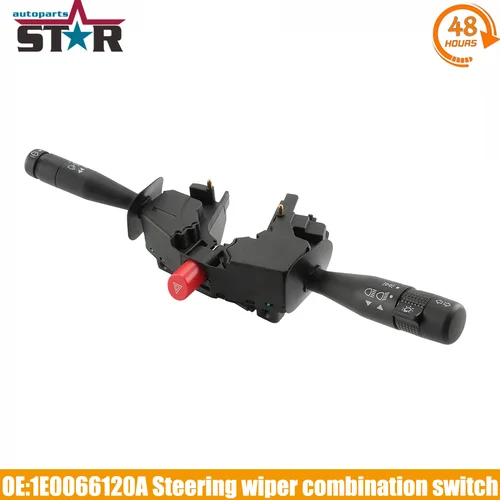 Imagen 1 del producto Interruptor de limpiaparabrisas con indicador de coche, interruptor de señal de giro 97FG13335CB 1E0066120A para Ford Courier 2001-2005 para Ford EcoSport 2003-2012