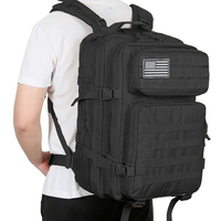 50L Military Molle Tactical Backpack 50L Rucksack 3 Day Survival Pack for Men Camping Hiking Bug Out Bag Hunting GYM Rucksack