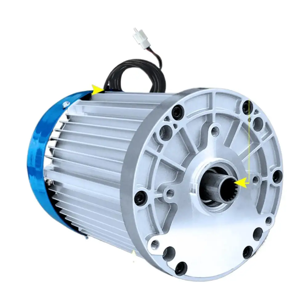 48 فولت/60 فولت 72 فولت 3600 دورة في الدقيقة 4200 دورة في الدقيقة 4800 دورة في الدقيقة 3000 واط الكهربائية ثلاثة أربع عجلات مركبة الطاقة الجديدة عالية الطاقة تيار مستمر محرك تفاضلي بدون فرش #4