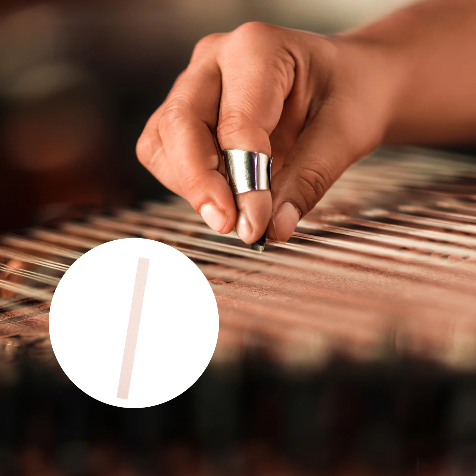 

100 Pcs Guzheng Tape Adhesive Self Water Proof Cotton Finger Protectors Protective Tapes