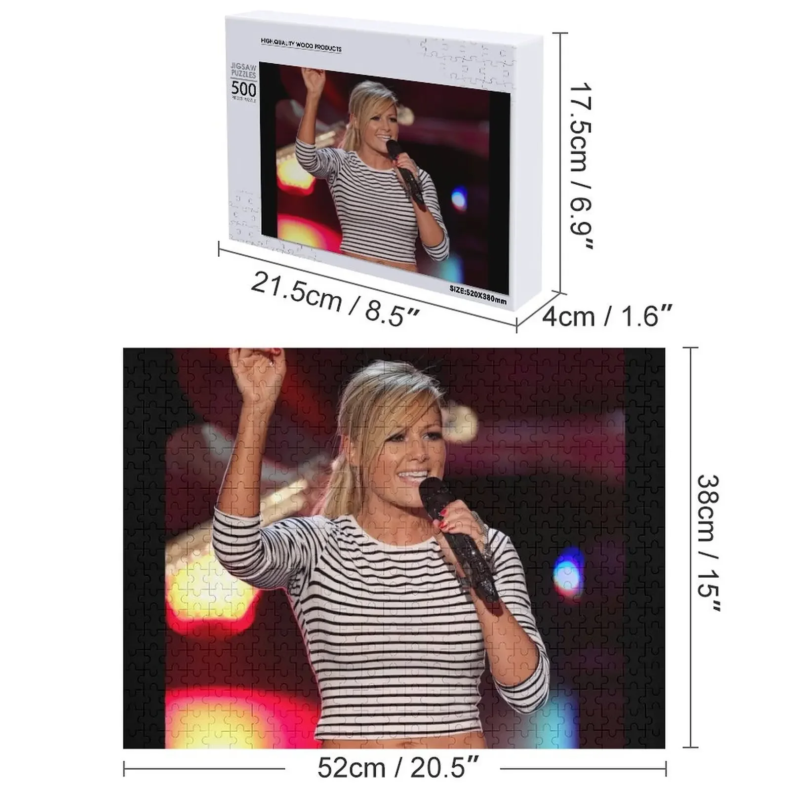 Burn and Hand Up - أحجية الصور المقطوعة Helene Fischer، أحجية الصور المقطوعة المخصصة المخصصة للأطفال #4