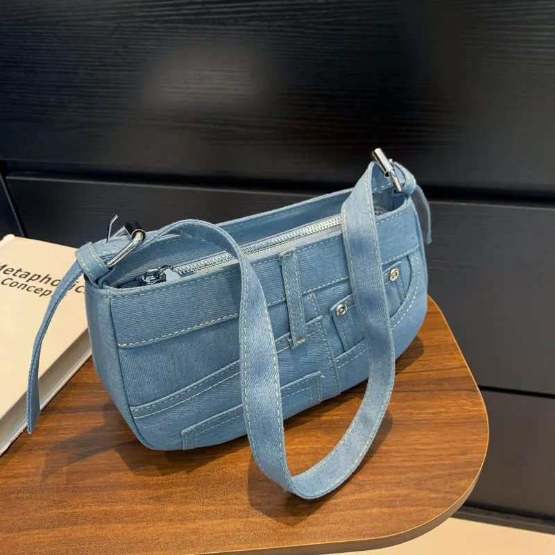 bolsa-de-ombro-feminina-em-denim-mini-bolsa-de-cor-solida-alta-qualidade-ziper-fashion-versatil-bolsa-de-axila-feminina