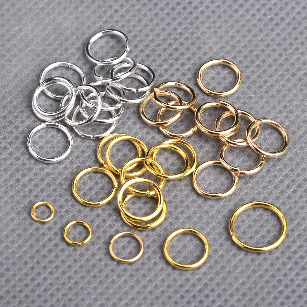 4mm 5mm 6mm 7mm 8mm 10mm Bieger inge Spalt ringe Steck verbinder für Schmuck herstellung DIY Befunde Zubehör Großhandel Lieferungen – Detail 1