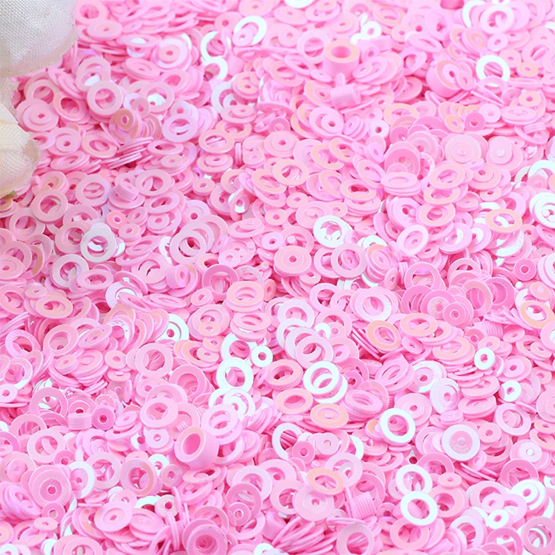 500g/Bag 5mm Sequins PVC Flat Star Loose Sequin Paillettes Sewing Craft DIY Scrapbooking Ring Nail Art Colorful Sequins