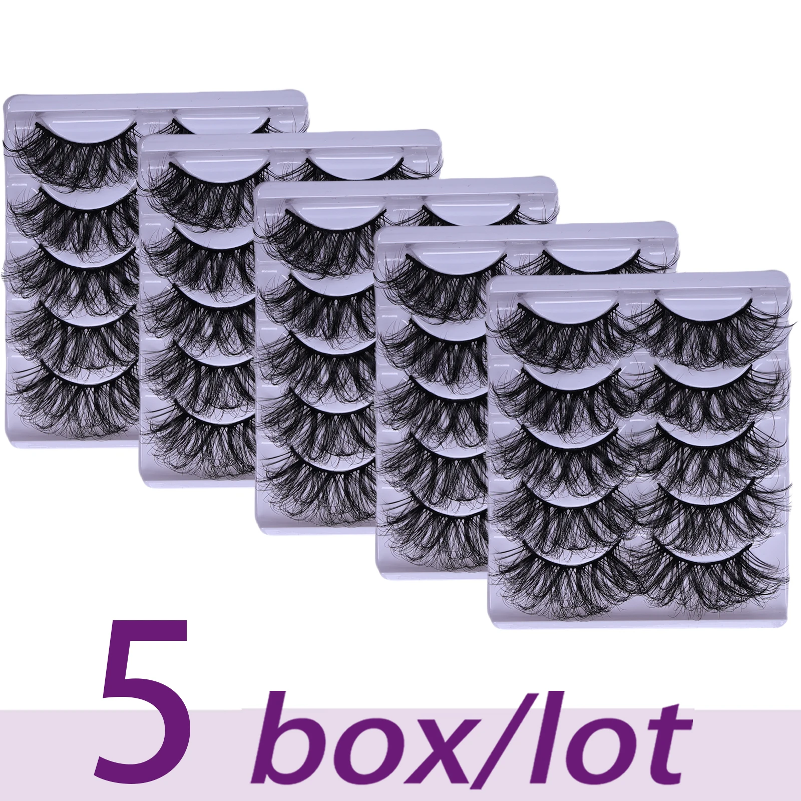 15 Paar/25 Paar dicke, dramatische falsche Wimpern, natürlich aussehende Wimpern, geeignet für Bühnen- und Rollenspiele