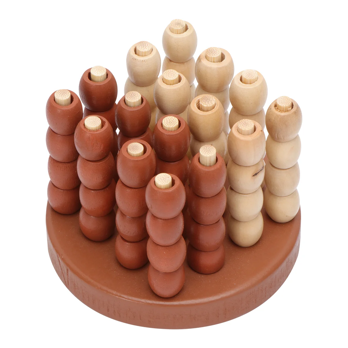 

Three-dimensional Parent-child Board Games Wooden Chess for Children Checker