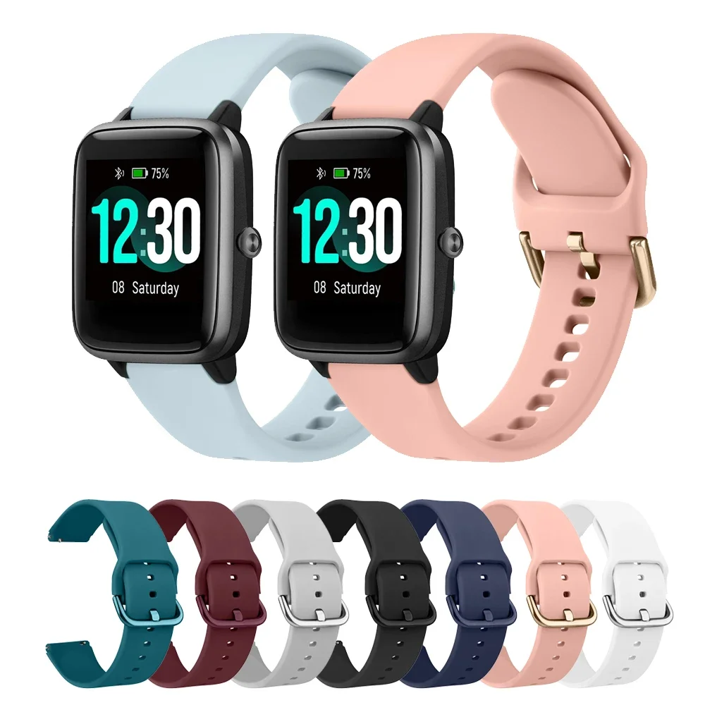 Мягкий силиконовый ремешок 19 мм для Veryfitpro ID205L/ID205/ID205S/ID205U/ID205G/ID216/ID215G, спортивный браслет, браслет