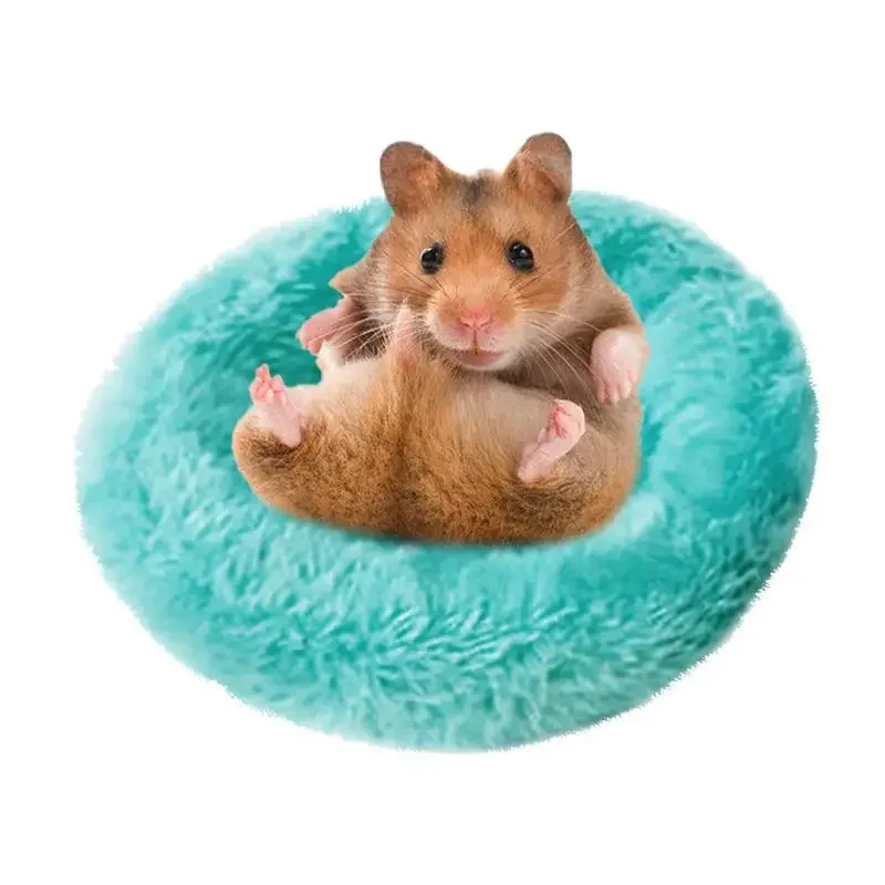 Hamster Coconut Bed Natural Coconut Hamster Hideout Hammock Suspension Coconut Husk Hamster Bed House With Warm Pad Small Animal