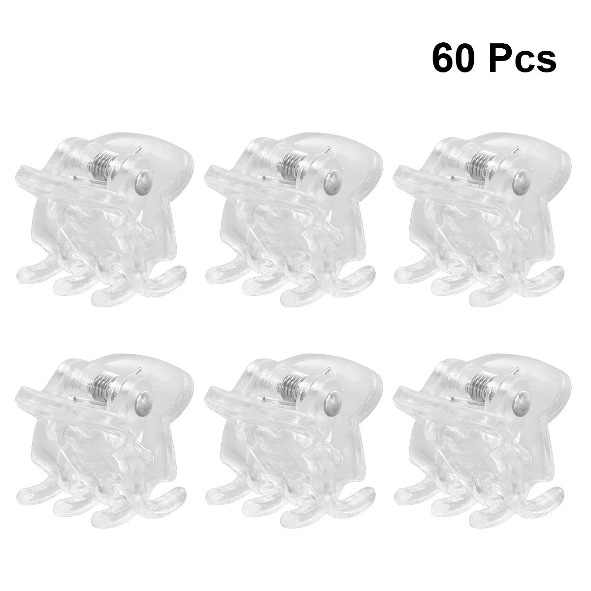 

60 Pcs Hair Claws Small Mini Gripper Hairpin Headgear Kids Accessories for Girls