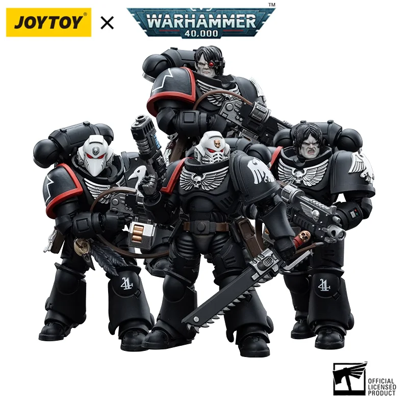 

JOYTOY Warhammer 40k 1/18 Action Figures Anime 12cm Raven Guard Intercessors Brother Colvane Brother Nax Collection Model Toys