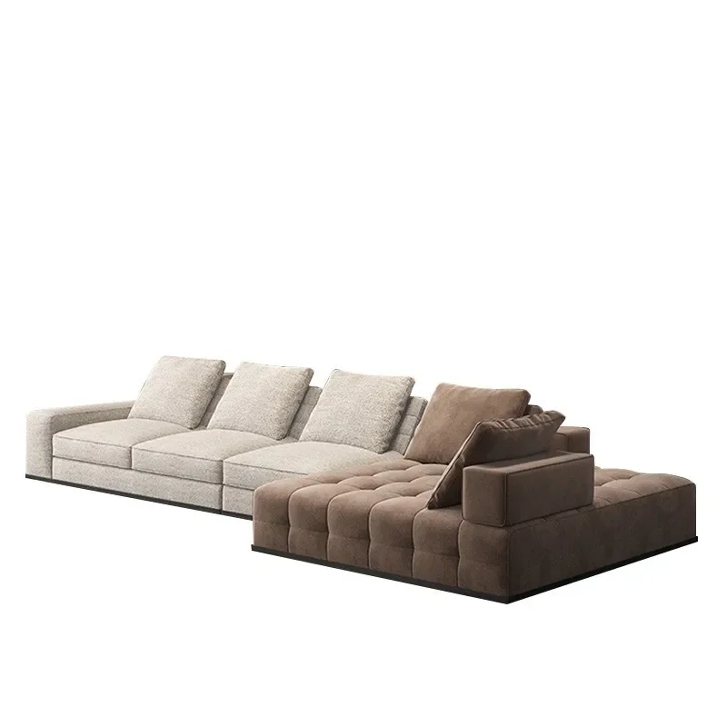 Japanese-style silent wind size villa living room Miloti module combination