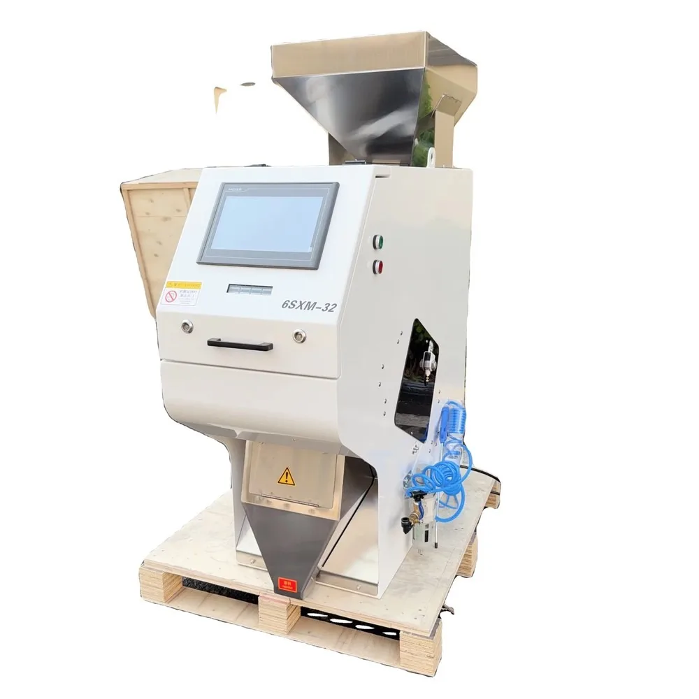 Intelligent Optical Color Sorter Machine for Rice Coffee Beans Grain AI Ejector Valve High Precision Sorting Equipment