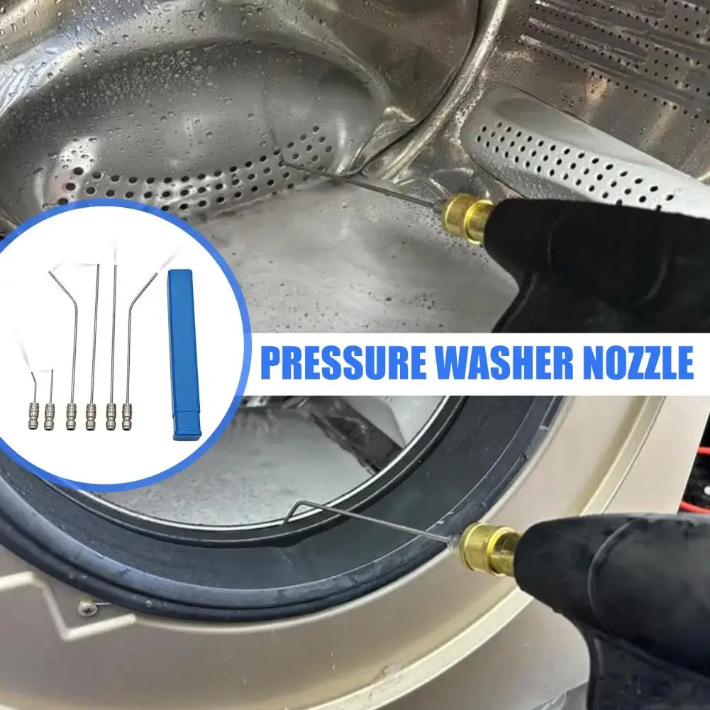 

Набор насадок для мойки высокого давления с системой быстрого подключения, удлинительная трубка из нержавеющей стали, несколько режимов распыления для очистки кондиционеров